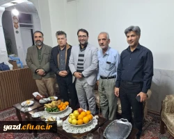 دیدار سرپرست دانشگاه فرهنگیان یزد با دو پیشکسوت مرکز تربیت معلم شهید پاک نژاد  6