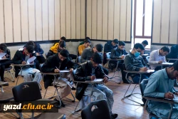 بازدید سرپرست دانشگاه فرهنگیان یزد از روند برگزاری امتحانات پردیس های استان 7