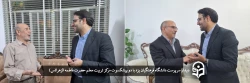 دیدار سرپرست دانشگاه فرهنگیان یزد با دو پیشکسوت مرکز تربیت معلم حضرت فاطمه الزهرا(س)   2