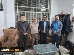 دیدار سرپرست دانشگاه فرهنگیان یزد با دو پیشکسوت مرکز تربیت معلم حضرت فاطمه الزهرا(س)   5