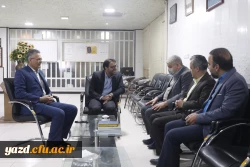 دیدار پیشکسوت و معلم برجسته کشوری و آموزش و پرورش استان با سرپرست دانشگاه فرهنگیان یزد  4