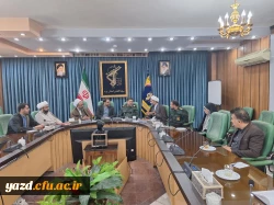 دیدار سرپرست و اعضای هیات رییسه دانشگاه فرهنگیان استان با فرماندهی سپاه الغدیر یزد 3