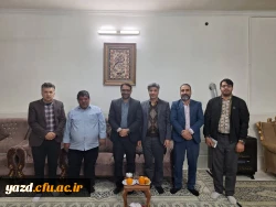 دیدار سرپرست دانشگاه فرهنگیان یزد با پیشکسوت جانباز پردیس شهیدان پاک نژاد 5