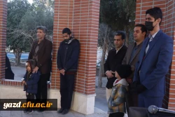 تجدید میثاق اساتید، کارمندان و دانشجو معلمان دانشگاه فرهنگیان یزد با آرمان های امام و شهیدان 
 2