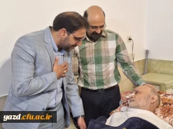 دیدار سرپرست دانشگاه فرهنگیان یزد با دو پیشکسوت مرکز تربیت معلم شهید پاک نژاد   3