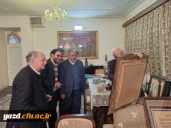 دیدار سرپرست دانشگاه فرهنگیان استان یزد با استاد برجسته خوشنویسی کشور و پیشکسوت مرکز تربیت معلم شهید پاک نژاد  3
