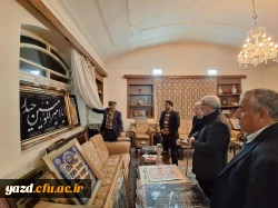 دیدار سرپرست دانشگاه فرهنگیان استان یزد با استاد برجسته خوشنویسی کشور و پیشکسوت مرکز تربیت معلم شهید پاک نژاد  6