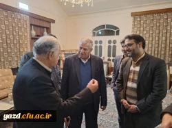 دیدار سرپرست دانشگاه فرهنگیان استان یزد با استاد برجسته خوشنویسی کشور و پیشکسوت مرکز تربیت معلم شهید پاک نژاد  8