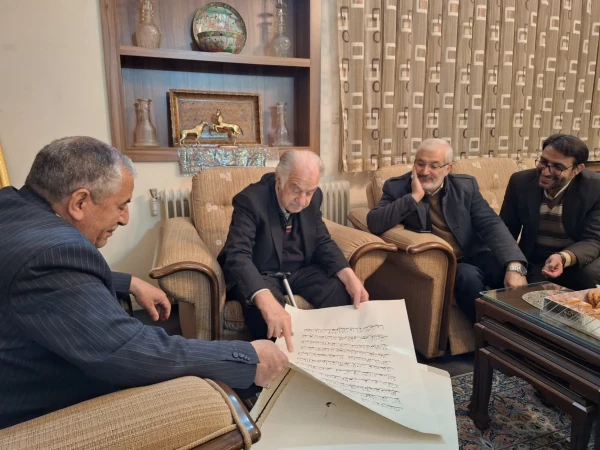 دیدار سرپرست دانشگاه فرهنگیان استان یزد با استاد برجسته خوشنویسی کشور و پیشکسوت مرکز تربیت معلم شهید پاک نژاد  11