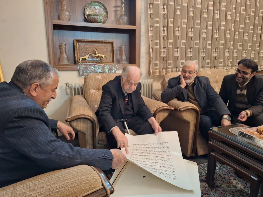 دیدار سرپرست دانشگاه فرهنگیان استان یزد با استاد برجسته خوشنویسی کشور و پیشکسوت مرکز تربیت معلم شهید پاک نژاد  11