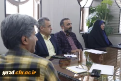بیست و دومین جلسه شورای مدیریت، نظارت، ارزیابی و توسعه منابع انسانی دانشگاه فرهنگیان یزد برگزار شد 3