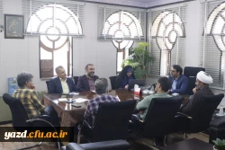 بیست و دومین جلسه شورای مدیریت، نظارت، ارزیابی و توسعه منابع انسانی دانشگاه فرهنگیان یزد برگزار شد 5