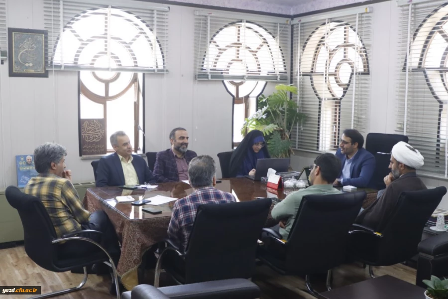 بیست و دومین جلسه شورای مدیریت، نظارت، ارزیابی و توسعه منابع انسانی دانشگاه فرهنگیان یزد برگزار شد 5