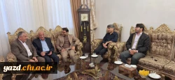  دیدار سرپرست دانشگاه فرهنگیان یزد با مدرس پیشکسوت مراکز تربیت معلم استان یزد 4