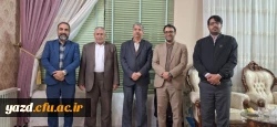  دیدار سرپرست دانشگاه یزد فرهنگیان با معلم زمان تحصیل خود و از پیشکسوتان مرکز تربیت معلم شهید پاک نژاد 6