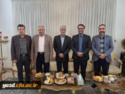 دیدار سرپرست دانشگاه فرهنگیان یزد با دو مدرس پیشکسوت مرکز تربیت معلم شهید پاک نژاد 6