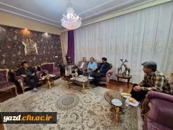 دیدار سرپرست دانشگاه فرهنگیان یزد با دو مدرس پیشکسوت مرکز تربیت معلم شهید پاک نژاد 9