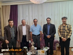 دیدار سرپرست دانشگاه فرهنگیان یزد با دو مدرس پیشکسوت مرکز تربیت معلم شهید پاک نژاد 10