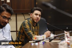 نشست هم اندیشی سرپرست دانشگاه فرهنگیان یزد و اعضای هیئت رئیسه با دبیران کانون ها، انجمن ها و تشکل های دانشجویی دانشگاه 
 7