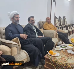دیدار و تجلیل از الگوی تعهد و تلاش خالصانه در دانشگاه فرهنگیان یزد 4