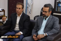 دیدار رییس دانشگاه فنی حرفه ای استان با سرپرست دانشگاه فرهنگیان یزد و تبریک به مناسبت هفته گرامیداشت مقام معلم 
 4