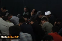 مراسم گرامیداشت شهدای خدمت به ویژه آیت الله سید ابراهیم رئیسی و هیئت همراه در دانشگاه فرهنگیان استان یزد برگزار شد. 7