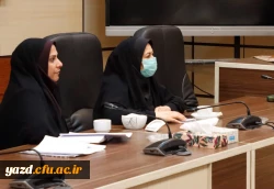 دهمین جلسه شورای پژوهشی و فناوری دانشگاه فرهنگیان استان یزد برگزار شد.
 3