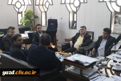 رایزنی های گسترده سرپرست دانشگاه فرهنگیان یزد با مسئولین استانی بانک های بزرگ کشور 
 2