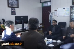 رایزنی های گسترده سرپرست دانشگاه فرهنگیان یزد با مسئولین استانی بانک های بزرگ کشور 
 3