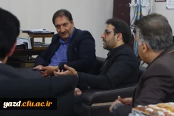 رایزنی های گسترده سرپرست دانشگاه فرهنگیان یزد با مسئولین استانی بانک های بزرگ کشور 
 4