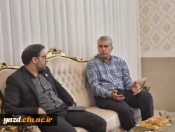 دیدار مدیر استانی دانشگاه فرهنگیان با دو پیشکسوت پردیس های استانی دانشگاه فرهنگیان یزد 6
