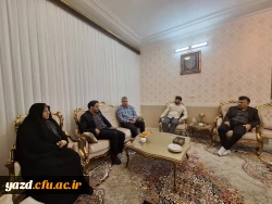 دیدار مدیر استانی دانشگاه فرهنگیان با دو پیشکسوت پردیس های استانی دانشگاه فرهنگیان یزد 8