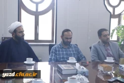 دیدار و گفتگوی صمیمانه سرپرست دانشگاه فرهنگیان استان یزد با مسئول بسیج دانشجویی استان 
 2