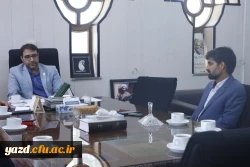 دیدار و گفتگوی صمیمانه سرپرست دانشگاه فرهنگیان استان یزد با مسئول بسیج دانشجویی استان 
 3