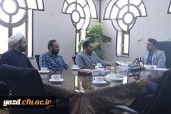 دیدار و گفتگوی صمیمانه سرپرست دانشگاه فرهنگیان استان یزد با مسئول بسیج دانشجویی استان 
 4