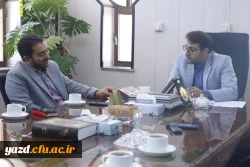 دیدار و گفتگوی صمیمانه سرپرست دانشگاه فرهنگیان استان یزد با مسئول بسیج دانشجویی استان 
 5