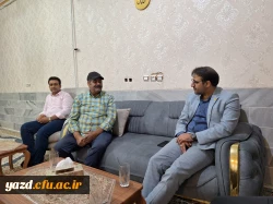 دیدار سرپرست دانشگاه فرهنگیان یزد با دو پیشکسوت مراکز تربیت معلم استان یزد 8
