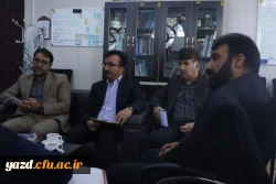  دیدار سرپرست دانشگاه فرهنگیان یزد با مسئولان بانک مسکن در استان 
 3