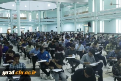 بازدید مسئولان دانشگاه فرهنگیان یزد از فرایند برگزاری امتحانات پردیس های استانی 
 4