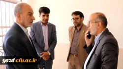 دومین دیدار سرپرست دانشگاه فرهنگیان یزد با حضرت آیت الله اعرافی و مسئولین شهرستان میبد 
 3