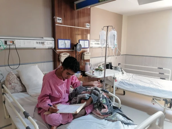 برگزاری امتحانات پایانی نیمسال دوم تحصیلی ۱۴۰۲_۱۴۰۳ در بیمارستان برای اولین بار 
 3