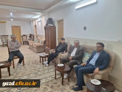 دیدار سرپرست دانشگاه فرهنگیان یزد با خانواده مرحوم استاد علی مازارچی و حضور در مراسم سالگرد مرحوم رمضان صادقیان از پیشکسوتان دانشگاه 6