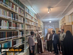 دیدار سرپرست دانشگاه فرهنگیان یزد با خانواده مرحوم استاد علی مازارچی و حضور در مراسم سالگرد مرحوم رمضان صادقیان از پیشکسوتان دانشگاه 7