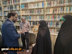 دیدار سرپرست دانشگاه فرهنگیان یزد با خانواده مرحوم استاد علی مازارچی و حضور در مراسم سالگرد مرحوم رمضان صادقیان از پیشکسوتان دانشگاه 10
