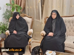 دیدار سرپرست دانشگاه فرهنگیان یزد با پیشکسوت پردیس حضرت فاطمه الزهرا(س) و پدر شهید دفاع مقدس 5
