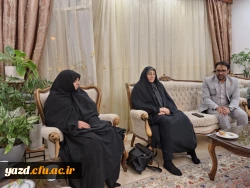 دیدار سرپرست دانشگاه فرهنگیان یزد با پیشکسوت پردیس حضرت فاطمه الزهرا(س) و پدر شهید دفاع مقدس 6
