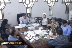 بیست و پنجمین جلسه شورای مدیریت، نظارت، ارزیابی و توسعه منابع دانشگاه فرهنگیان یزد برگزار شد. 
 8