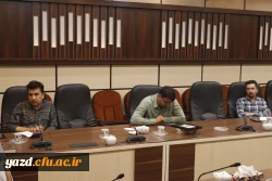  سومین جلسه ستاد برگزاری آیین دانش آموختگی دانشجومعلمان ورودی ۹۹ در دانشگاه فرهنگیان یزد برگزار شد 
 4