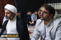 مراسم بزرگداشت اربعین شهید جمهور و دیگر شهدای خدمت در دانشگاه فرهنگیان یزد برگزار شد.
 2