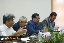 سومین و چهارمین جلسه ستاد اجرایی فرآیند ارزیابی تخصصی داوطلبان ورودی های 1403 دانشگاه فرهنگیان یزد برگزار شد.
 2